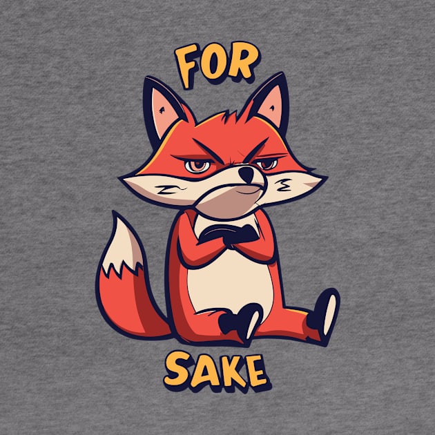 Witty 'For Sake' Pun Tee | Unique Animal Lover Design | Sassy Statement Graphic | Playful Wordplay | Gift for Humor by Indigo Lake